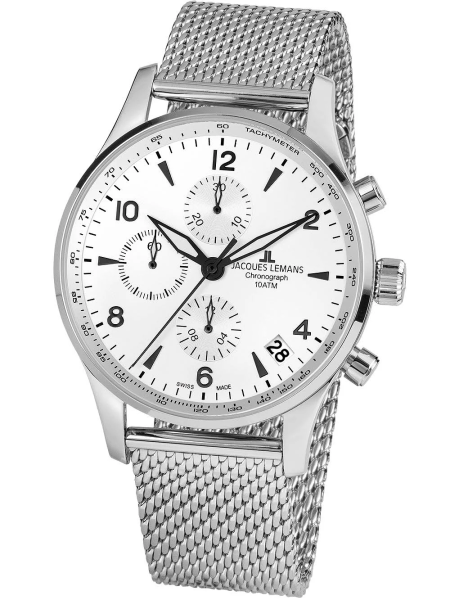 Jacques Lemans 1-1935E Automatik Chronograph Herrenuhr ETA 7750